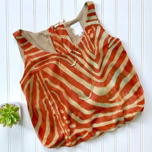 Anna Sui crop chiffon tank {F17}